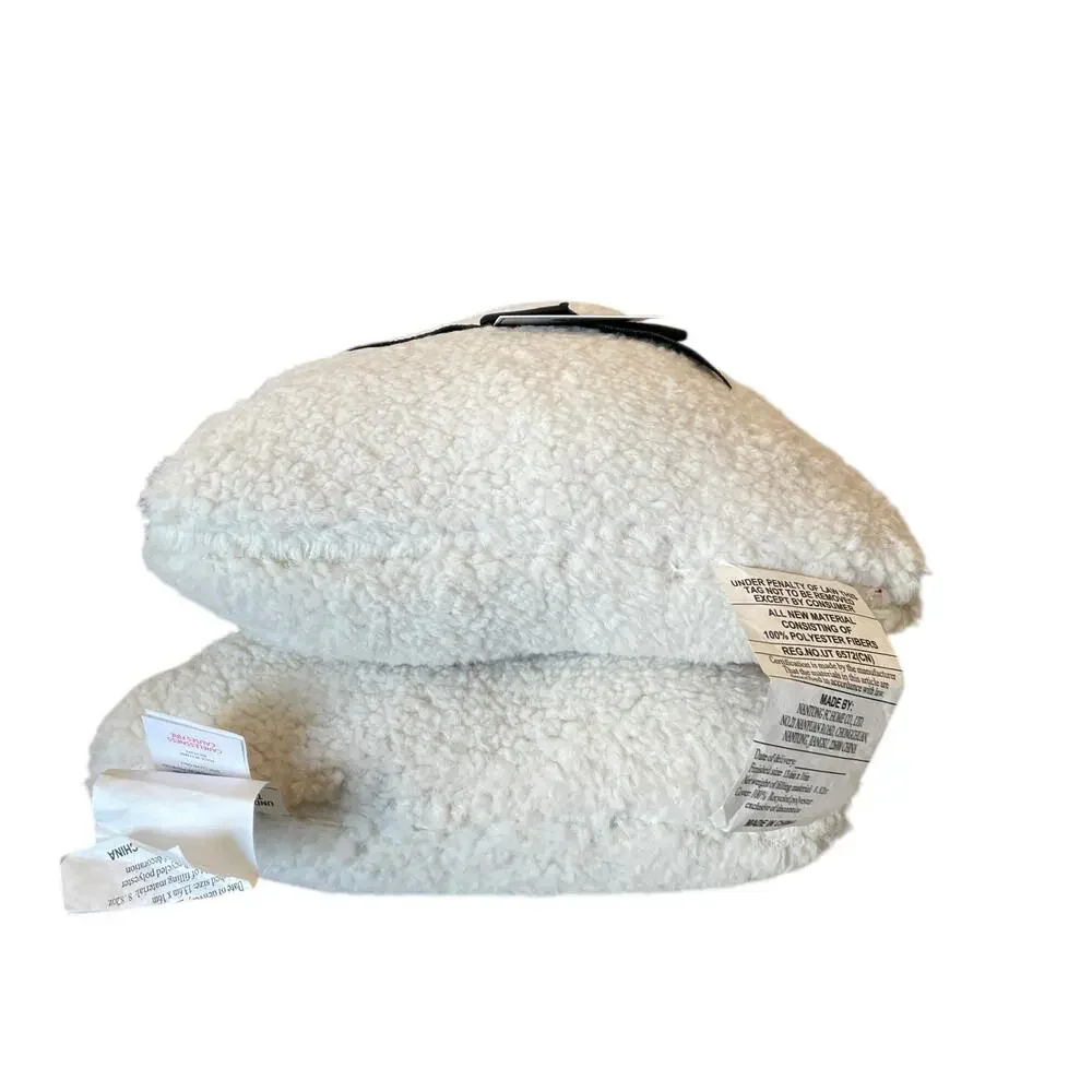 Martha Stewart 16” Plush Ghost Pillows Sherpa Boy Girl Halloween 2 Pack NEW